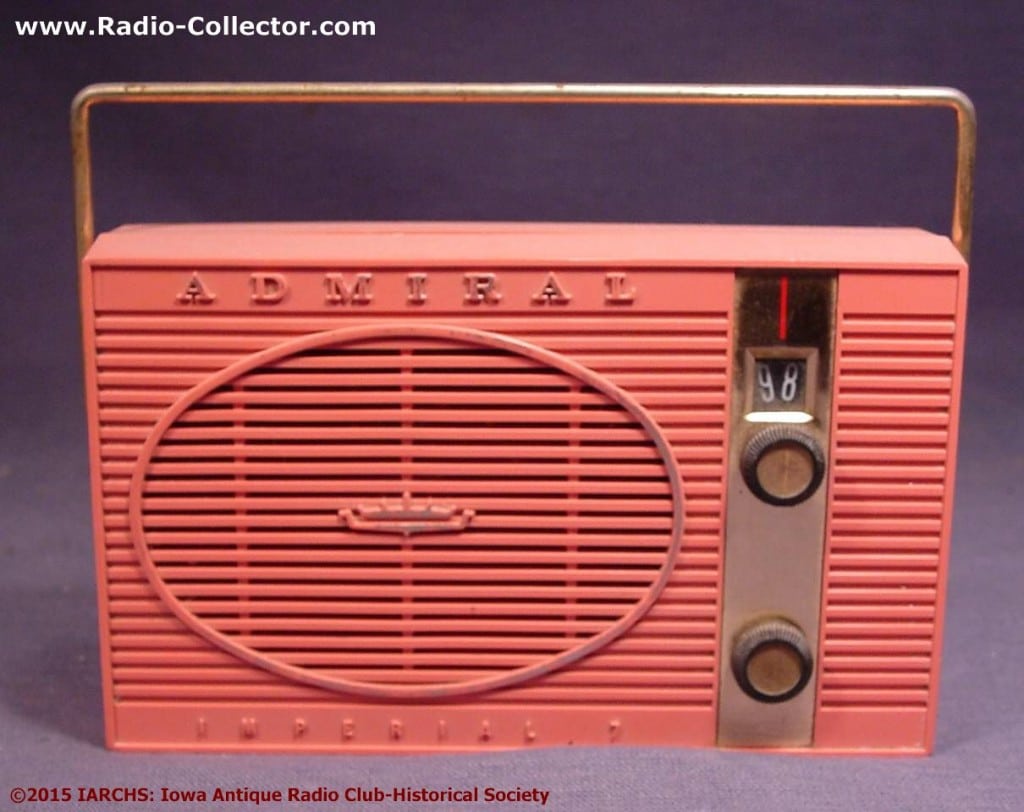 IARCHS-Admiral Imperial 7 Early Transistor Radio