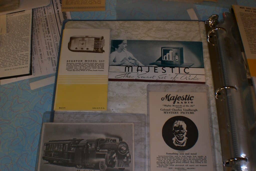 A sampling of numerous early radio brochures to be auctioned No. 2