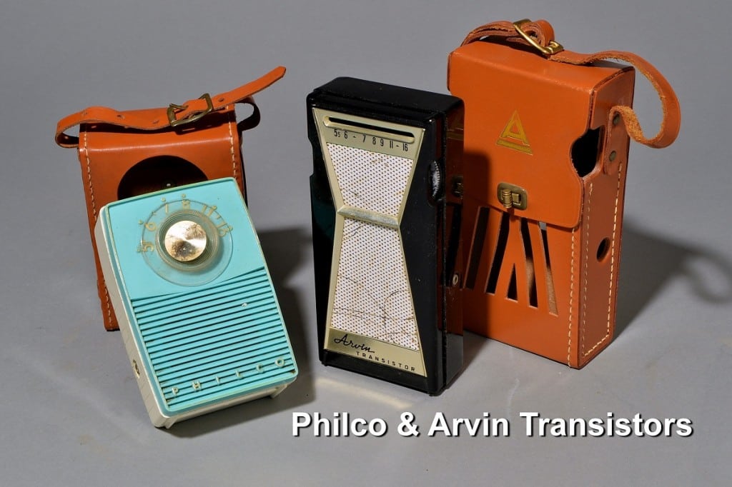 Philco-and-Arvin-transistor-radios