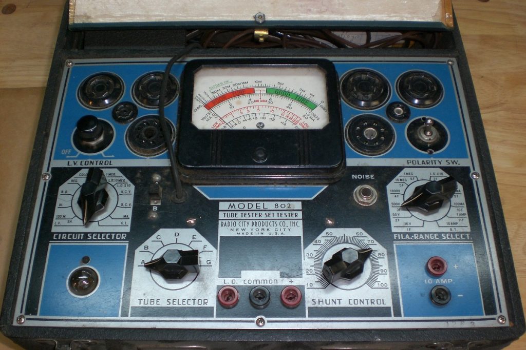 Radio City Products 802 tube tester