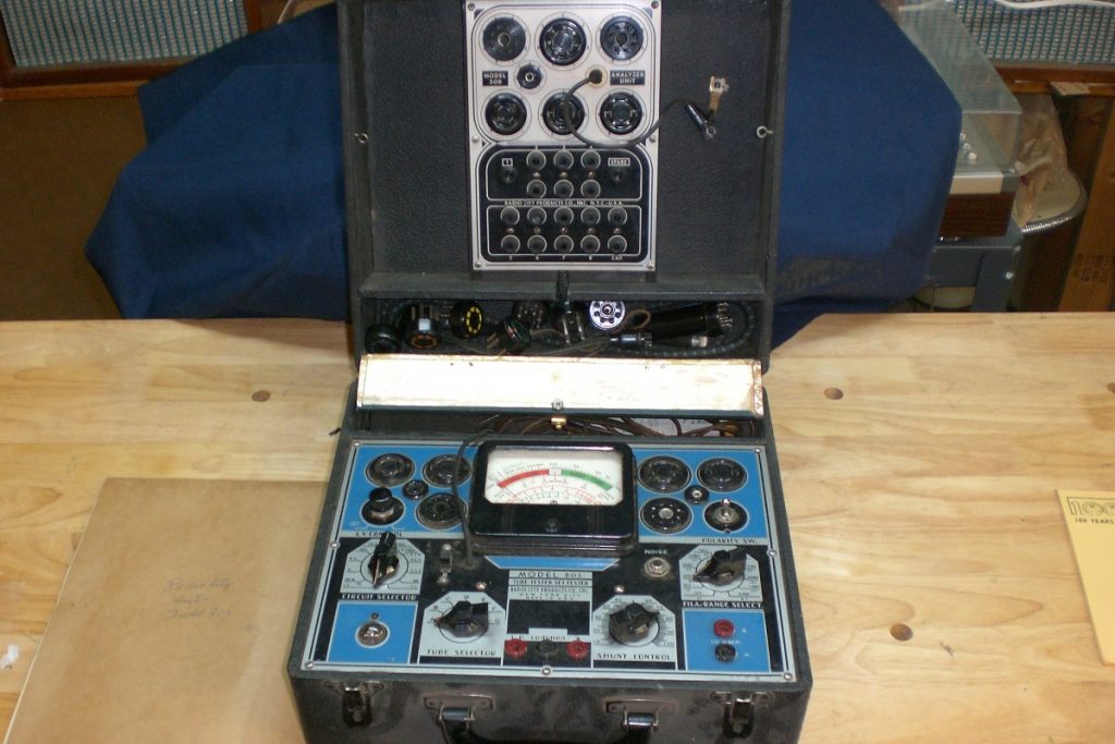 Radio City Products model 802 tube tester and 506 set tester