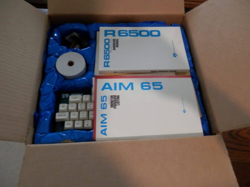 Vintage-AIM-65-microcomputer-inside-box-view