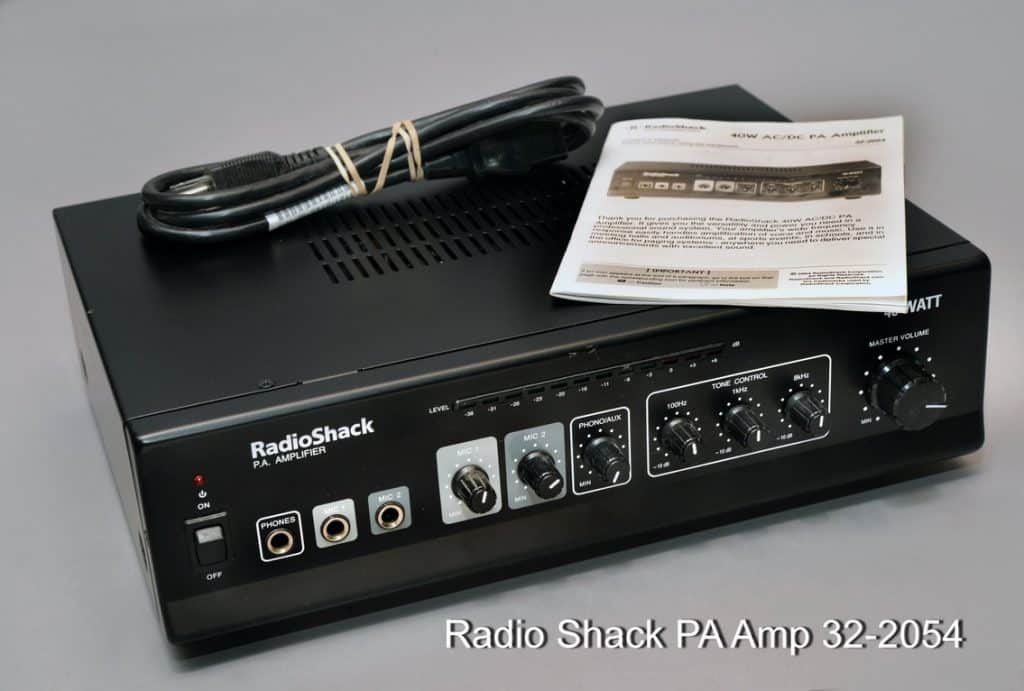 Radio Shack PA Amp model 32-2054