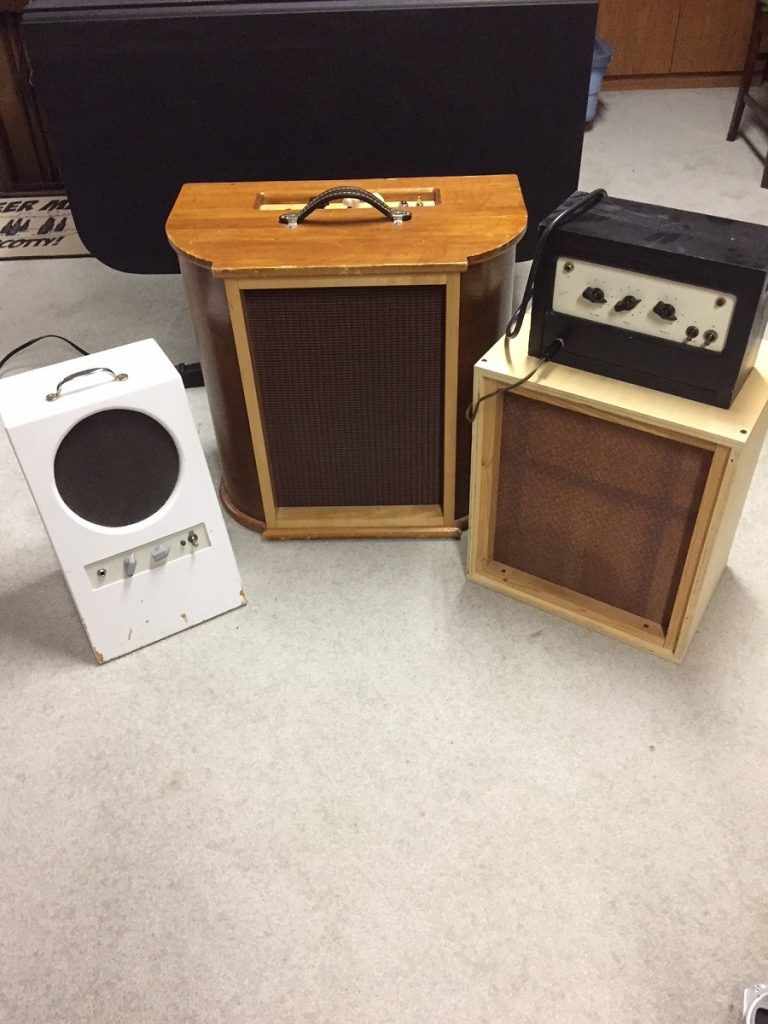 Home built guitar amplifiers sold as seperate lots