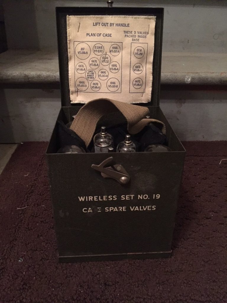 Military Wireless Set No. 19 spare tubes