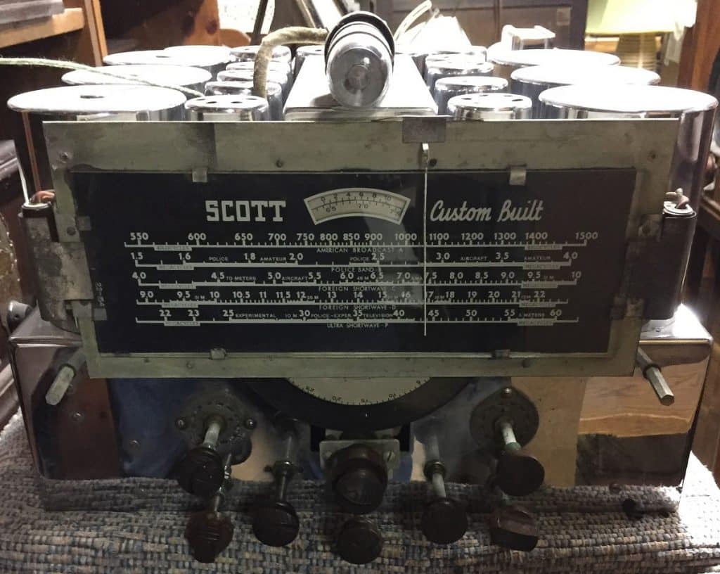 E H Scott Phantom Deluxe Chassis Font view no cabinet