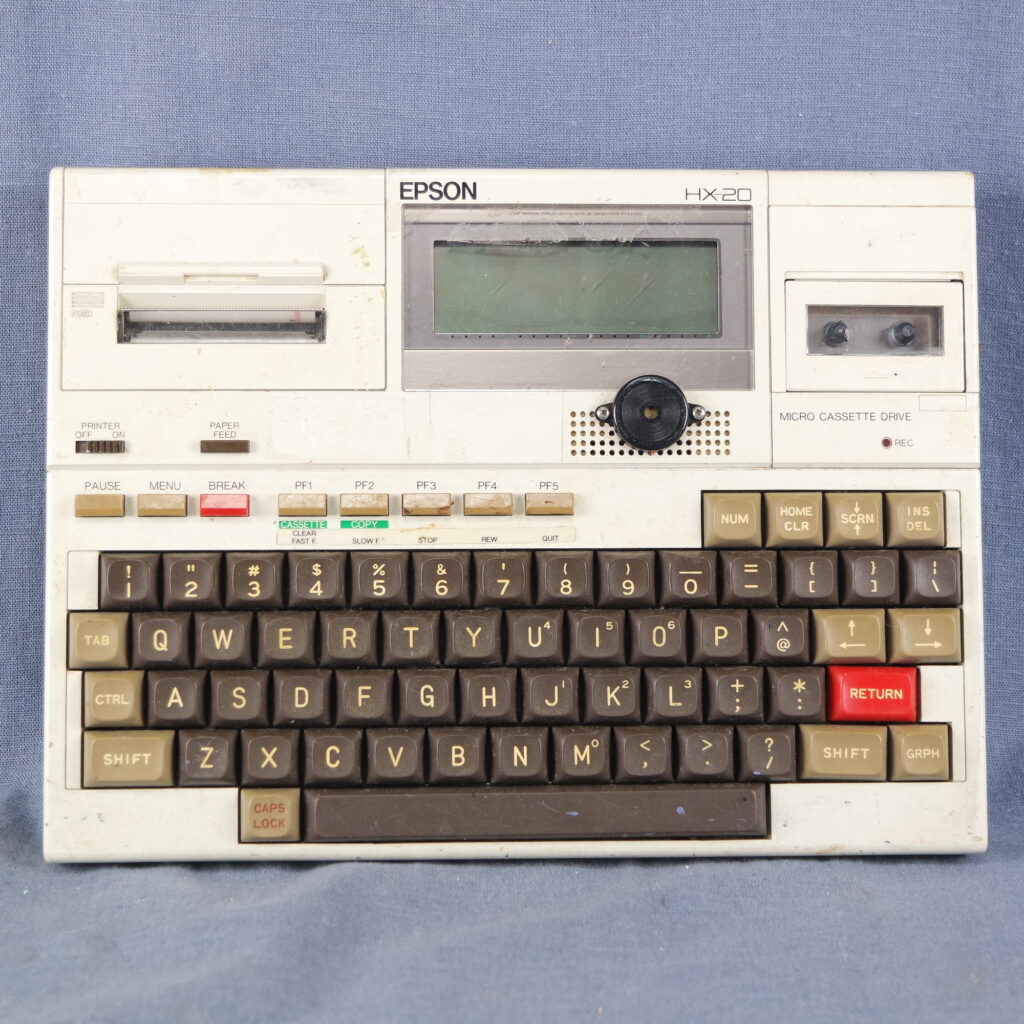 1982 Epson HX-20 Notebook Computer Top View