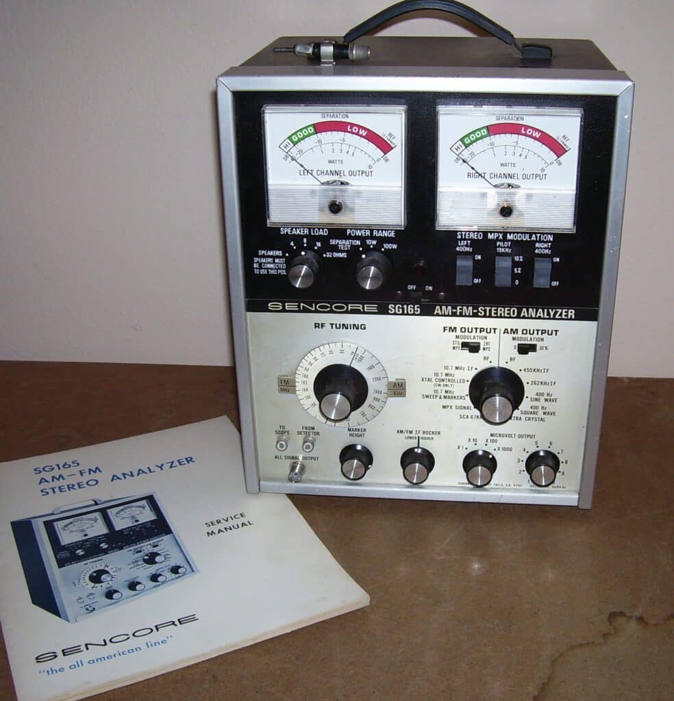 Sencore-SG165-AM-FM-Stereo-analyzer