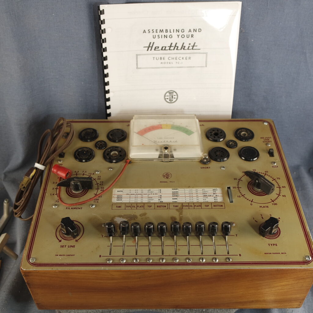 Heathkit-TC-1-Vacuum-Tube-Tester-and-Manual